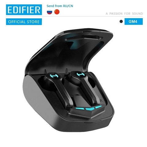 EDIFIER GM4 Wireless Earphone Gaming Headphone Bluetooth 5.0 PixArt Low Latency Touch Control Noise-cancellation Voice Assistant ► Photo 1/6