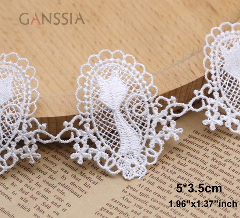 1yard/lot Width:5cm Good quality lovely cat cotton lace, crocheted lace,embellish for cloth Embroidered lace(ss-314) ► Photo 1/6