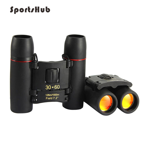 Zoom Telescope 30x60 Folding Binoculars with Low Light Night Vision for Outdoor Bird Watching Travelling Hunting Camping SES0051 ► Photo 1/5