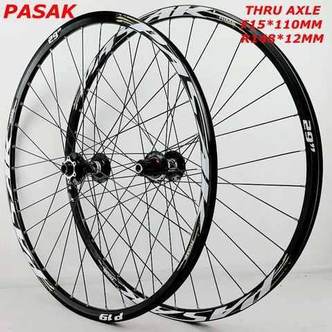 26/27.5/29inch mountain bike wheel barrel axle wheel set 15*110 front  148*12 rear thru axle off-road fast downhill wheels ► Photo 1/1