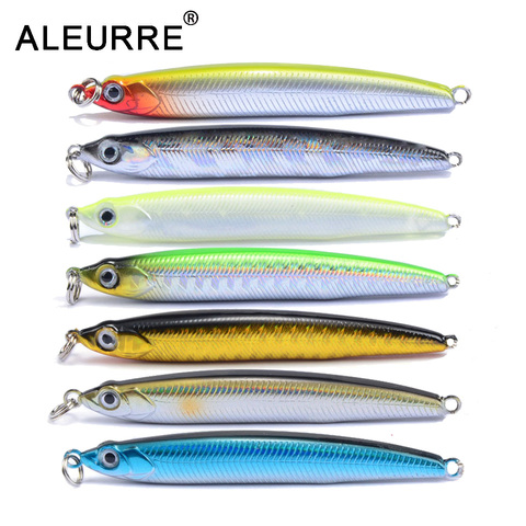 1PCS Sinking Pencil Fishing Lure 10G 15G Long Shot Crankbait Hard Bullet Bait Single Hook Wobblers Deep Diving Fish Lure ► Photo 1/6