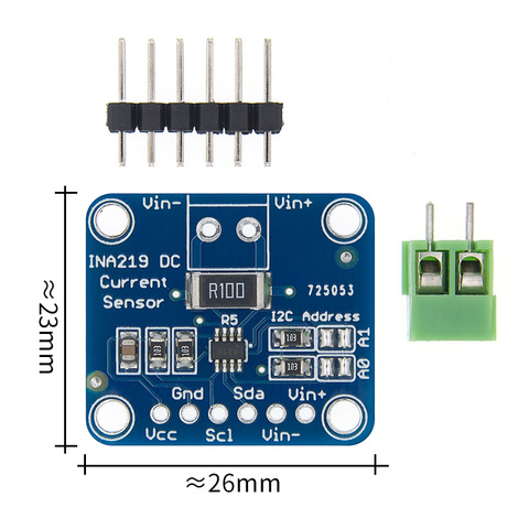 Zero drift CJMCU - 219 INA219 I2C interface Bi-directional current/power monitoring sensor module ► Photo 1/6