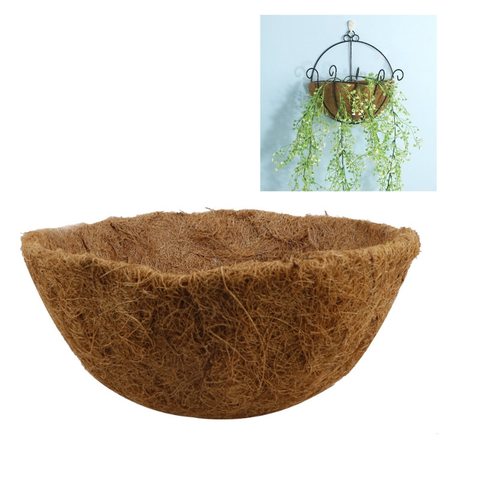 Wall Hanging Flower Pot Liner Plant Coconut Palm Fiber Replacement Liner For Flower Pots Orchid Flower Balcony Planting Pot ► Photo 1/6
