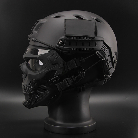 Bulletproof Helmet Skull Mask Light Tactical Cycling Outdoor Sports Shooting Men And Women CS Mask ► Photo 1/5