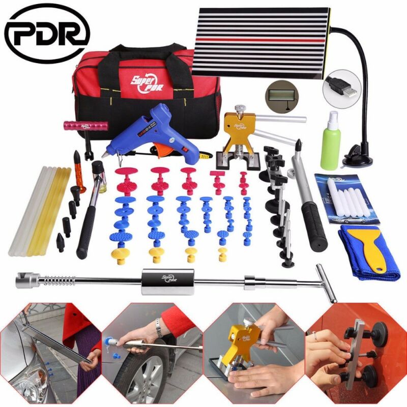 Super PDR Tool Kit Slide Hammer Golden Lifter Bridge Puller small red T