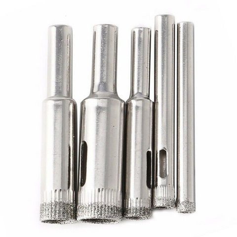 5PCS Diamond Hole Saw Set Drill Bit Tool For Tiles Marble Glass Ceramic Hole Opener Power Tools Accessories Saw Cutting 5/6/12mm ► Photo 1/6