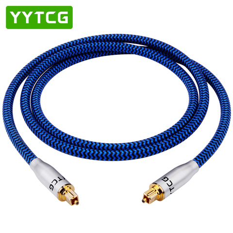 YYTCG Digital Optical Audio Cable Toslink SPDIF Coaxial Cable for HiFi Amplifiers Blu-ray Player Xbox 360 Soundbar Fiber Cable ► Photo 1/6