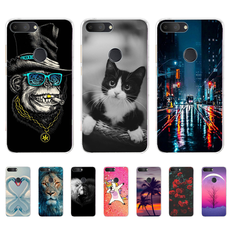 Case For Alcatel 1S Cases Silicon Cute Painted Phone Coque For Alcatel 1S 2022 5024D 5.5 inch Covers Bumper Soft TPU Back Shell ► Photo 1/6
