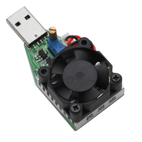 DC 3.7~13V USB 15W Adjustable Constant Current Electronic Load Discharger R9JC ► Photo 1/4