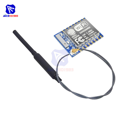 ESP8266 ESP07 ESP-07 WIFI Remote Model Serial Port Wireless Transceiver Module IPX 2.4G WIFI Antenna for Arduino ► Photo 1/6