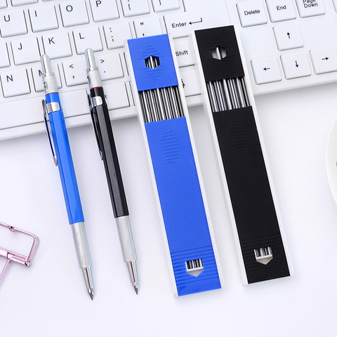 2MM 2B Lead Holder Automatic Mechanical Pencil Draughting Drafting Automatic Pencil with 12 Leads School Stationery Supplies ► Photo 1/5