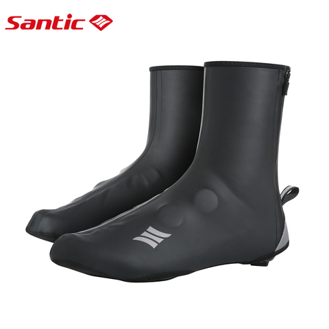 Santic Winter Thermal Cycling Shoe Covers MTB Bike Waterproof Reflective Shoes Protector for Men and Women Bicycle Overshoes ► Photo 1/6