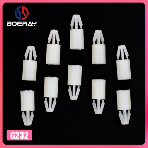 50Pcs Nylon Standoff Spacer Pillar 4.0mmThickness of 1.0-1.8mm Fixedwith female thread M3 PUSH IN Spacing Screw For PCB Board ► Photo 1/1