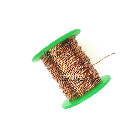 0.1mm 0.2mm 0.4mm 0.5mm 1mm 1.3mm copper wire Magnet Wire Enameled Copper Winding wire Coil Copper Wire Winding wire Weight 100g ► Photo 1/2