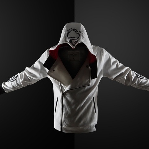 Assassin Hoodies zipper Streetwear Fashion print hoodie Hip Hop Assassin hoodie boy Sweatshirt coats 5 colors Tracksuit  Hoody ► Photo 1/5
