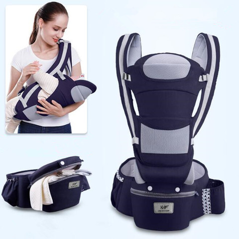 0-48M Ergonomic Baby Carrier 15 Using Way Infant Baby Hipseat Carrier Front Facing Ergonomic Kangaroo Baby Wrap Sling Travel ► Photo 1/6