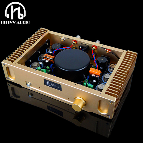 NEW HD1969 class A home amplifier HOOD1969 hifi audio power amp MJ2955 most perfect version of Golden Seal Triode amplifier 20W ► Photo 1/6