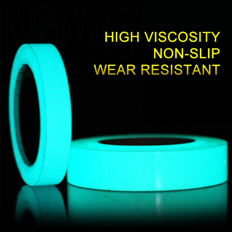 Glow In The Dark Fluorescent Luminous Night Self-adhesive Safety Sticker Tape 
