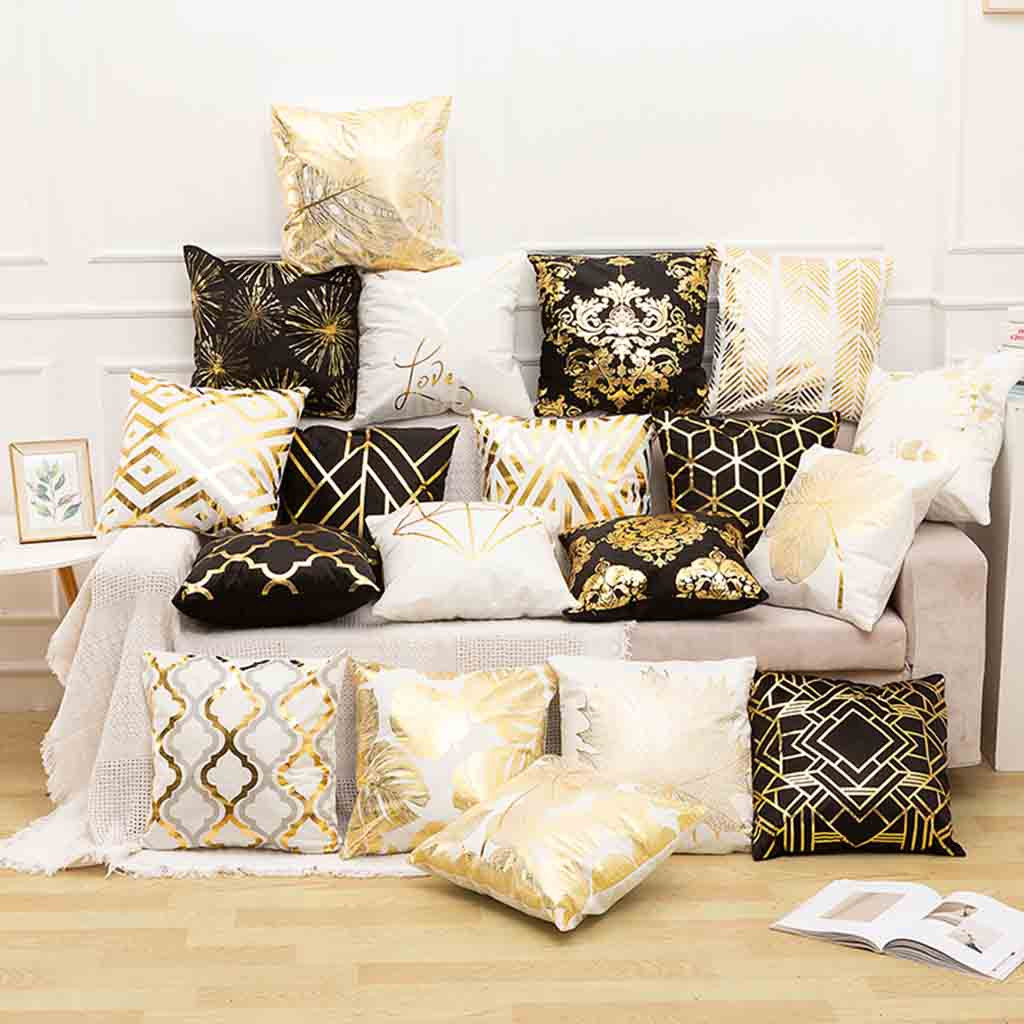 New LETTER POLYESTER CUSHION COVER PILLOW CASE WAIST THROW HOME SOFA DECOR