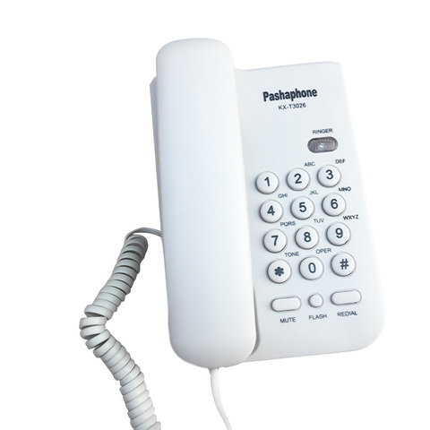 Wall Mounted Plastic Corded Telephone Home Office Fast Dial Call Memory Big On Caller Id Loud Sound Landline Mini Portable Alitools - Wall Mount Corded Phone With Caller Id