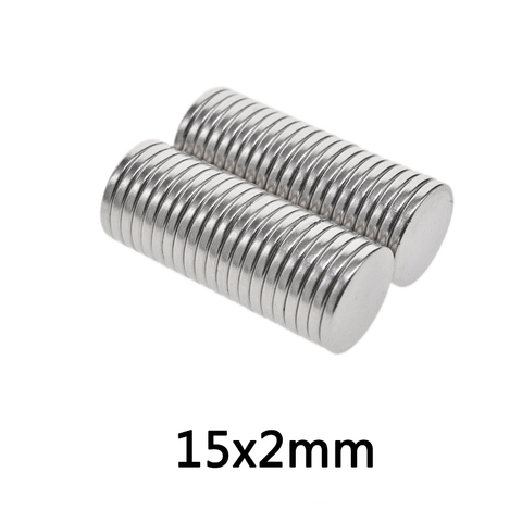10/20/30pcs 15x2 mm Super Strong Magnets 15mmx2mm Permanent Small Round Magnet 15x2mm Thin Neodymium Magnet Magnetic 15*2 mm ► Photo 1/3