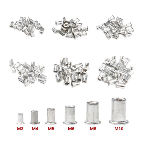 Blind Rivet Nuts Aluminum M6, Aluminum Rivets M8 M10 M12