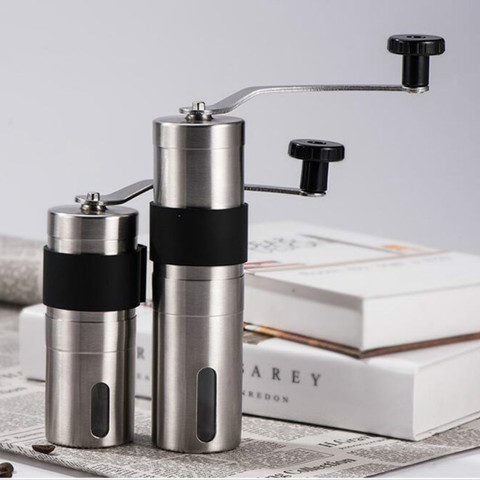 Coffee Grinder Stainless Steel Manual Coffee Grinder 30/40g Washable Ceramic Core Home Kitchen Mini Household Useful Tool WF1020 ► Photo 1/4