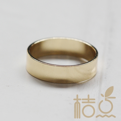 Solid Brass CLOSED Ring - Link - Loop - No Hole 19x5mm (3829C-V-190) ► Photo 1/3