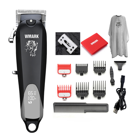 WMARK NG-103Plus Professional cordless Hair cutter Hair Trimmer 6500 rpm hair clipper adjustable length with Stagger-Tooth blade ► Photo 1/6