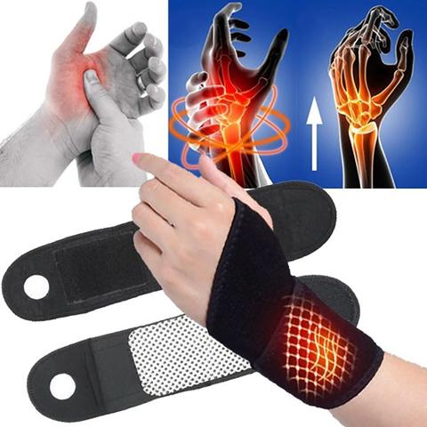 1 Pair Self-heating Magnetic Warm Wristband Splint Sprains Arthritis Wrist Carpal Tunnel Hand Wrist Support Brace Guard ► Photo 1/6