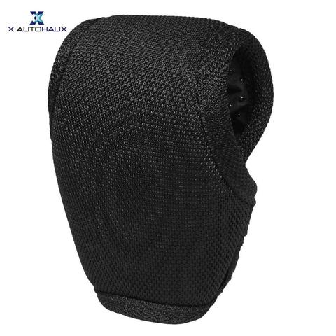 X Autohaux Nylon Foam Padded Truck Car Gear Shift Knob Shifter Cover Sleeve Pad Case Black Collars ► Photo 1/6