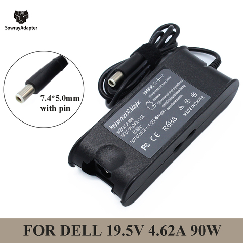 19.5V 4.62A 90W Laptop AC Power Adapter Charger For dell inspiron PA-10 1545 N4010 n4050 1400 D610 D620 D630 1420 D800 E6400 ► Photo 1/6