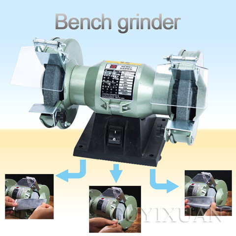 Grinder electric 220V desktop grinding machine home sand wheel small 380V industrial grade vertical polishing machine ► Photo 1/6