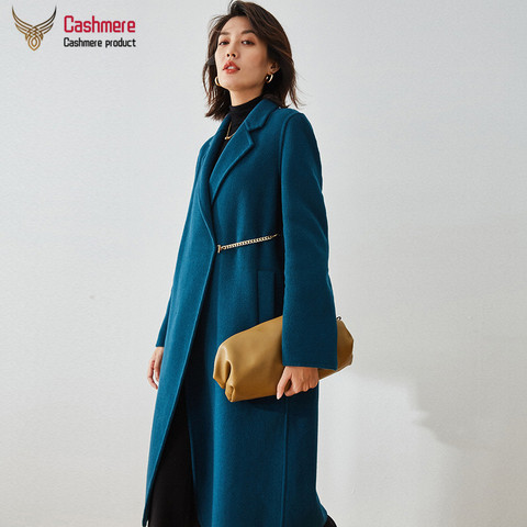 Women's coat long wool coat women autumn winter fashion loose coat women 2022 straight simple wind double-sided woolen coat coat ► Photo 1/6