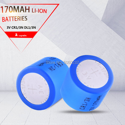 2PCS 3V Lithium 170mAh Cells CR1/3N Button high-discharge high current Battery CR11108 DL1/3N 2L76 CR1 CR111 ► Photo 1/5