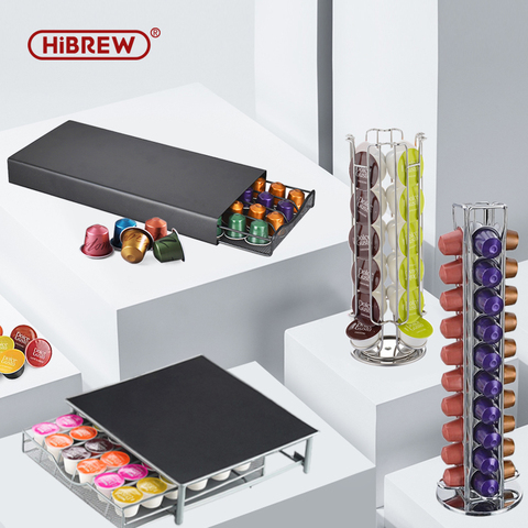 HiBREW Nespresso Capsule  Rack/Storage Box  Dolce Gusto capsule storage rack/Drawer storage box ► Photo 1/6