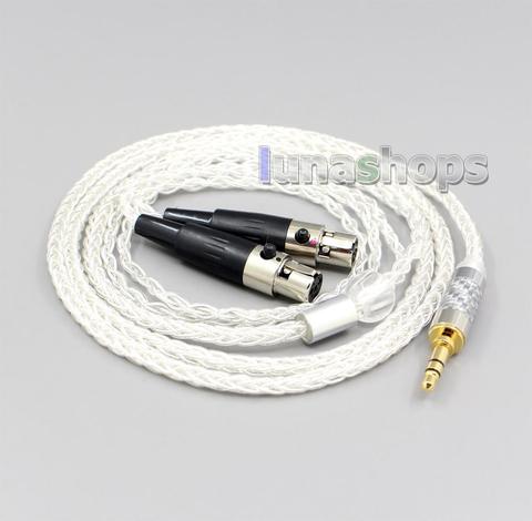 LN006569 2.5mm 4.4mm XLR 8 Core Silver Plated OCC Earphone Cable For Audeze LCD-3 LCD-2 LCD-X LCD-XC LCD-4z LCD-MX4 LCD-GX ► Photo 1/5