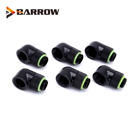 G1/4'' 90 Degree Rotary Hard Tube Fitting Adapter Rotating 90 degrees water cooling Adaptors 4pcs/lot or 6pcs/lot ► Photo 1/6