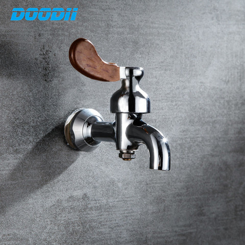 High Quality Brass Oak Barrel Wine Drink Glass Bottle Miniature Faucet Bibcocks Valve Water Dispenser Switch Tap Doodii ► Photo 1/6