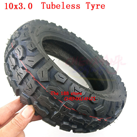 Super 10x3.0 10x3.00 electric scooter Tubeless tire 10*3.0 scooter vacuum off-road tyre 10 inch thickening Durable tire ► Photo 1/6