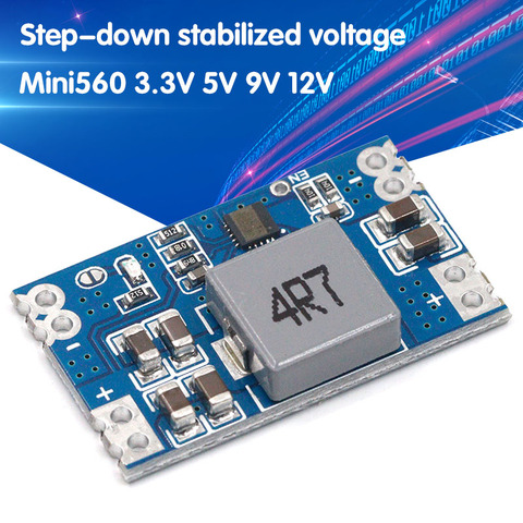 5A DC-DC mini560 step-down stabilized voltage supply module output 3.3 5V 9V 12V ► Photo 1/6