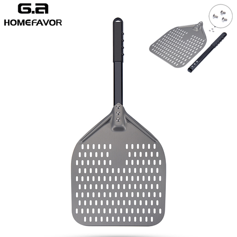 New Pizza Peel Aluminum Pizza Shovel With Long Handle Custom Pizza Paddle Factory Pastry Baking Accessories ► Photo 1/6