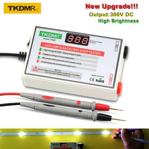 TKDMR LED Lamp Bead and Backlight Tester no Need Disassemble LCD Screen All LED Strips Lights Repair Test Output 0-300V ► Photo 1/6