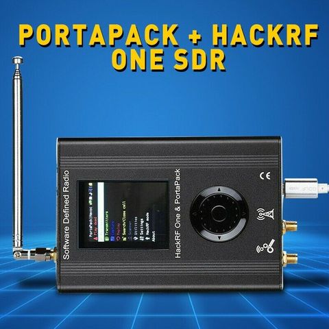 latest version PORTAPACK with  HACKRF ONE  0.5ppm TCXO clock metal case  SDR Software Defined radio Offline GPS simulator Havoc ► Photo 1/4