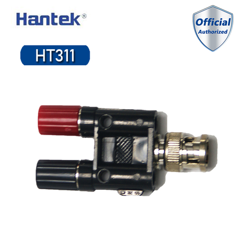 Hantek HT311 BNC to 4 mm Adapter Plug to 2 Dual Jack Female Coaxial Connector for Hantek Tektronix etc. ► Photo 1/5