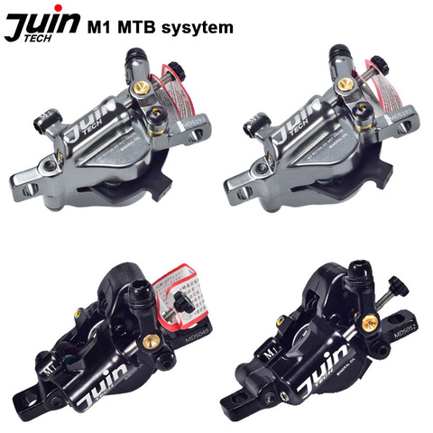 Juin Tech M1 Hybrid Hydraulic MTB Disc Brake Mountain Bike Bicycle Disc Brake Caliper MTB Bike Caliper Set 160mm Rotor ► Photo 1/6