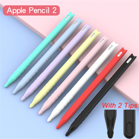 Price History Review On 1set Colorful Soft Silicone Case Nib Cover Sleeve Wrap Tip Holder Tablet Pen Case For Apple Pencil 2 Ipad Pro Phone Accessories Aliexpress Seller Panacea
