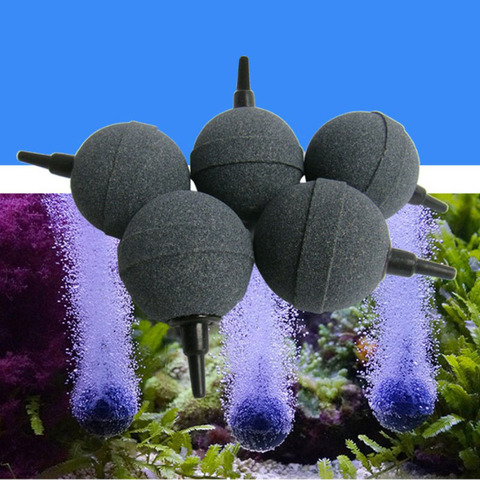 2cm/3cm/4cm/5cm Fish Tank Aquarium Air Stone Oxygen Aerator Increasing Air Bubble Pond Pump Hydroponic Oxygen Supply Great ► Photo 1/6