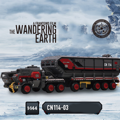 The Wandering Earth Larger Carrier Alloy Car Vehicle Transport Truck 1:144 Alloy Diecast Model Car High Simulation Model Car Toy ► Photo 1/6