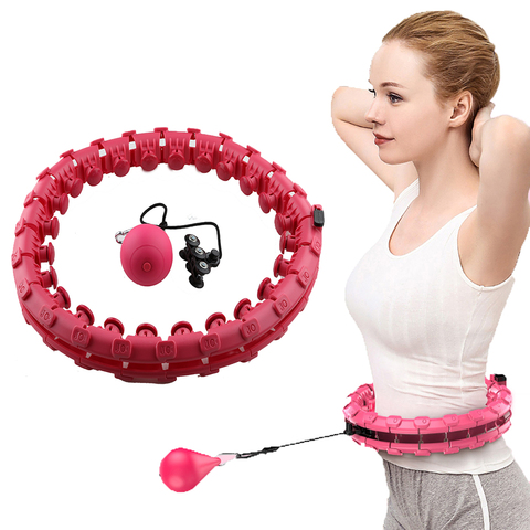 Intelligent Counting Fitness Sport Hoop Smart Sport Hoop Adjustable Thin Waist Exercise Gym Hoop Fitness Equipment Home Training ► Photo 1/6